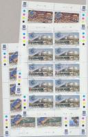 50 éves az Európa Tanács; Europa CEPT nemzeti parkok kisívsor, 50th anniversary of Council of Europe; Europa CEPT national parks minisheet set