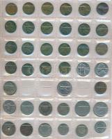 ~400db-os vegyes magyar és külföldi fémpénzgyűjtemény érmetartó albumban, jobb darabokkal T:vegyes
~...