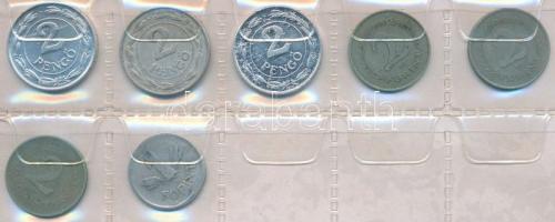 ~400db-os vegyes magyar és külföldi fémpénzgyűjtemény érmetartó albumban, jobb darabokkal T:vegyes
~...