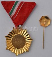 ~1975. "Vöröskeresztes munkáért" arany fokozata kitűzővel, dísztokban T:1-