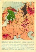 A finnugor népek; a Sugurahvaste Instituut kiadása / Finno-Ugric language family map