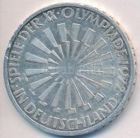 NSZK 1972D 10M Ag "Olimpia / Spirál" T:2
GFR 1972D 10 Mark Ag "Olymic Games Munich / ...