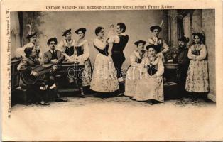 Tyroler Sänger- und Schuhplattltänzer-Gesellschaft Franz Rainer / Tyrolean singers and Schuhplattler dancers Society Franz Rainer, folklore (EK)
