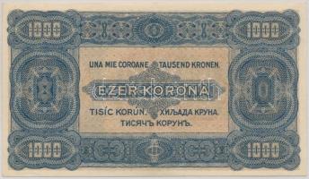1923. 1000K "Magyar Pénzjegynyomda Rt. Budapest" T:II-