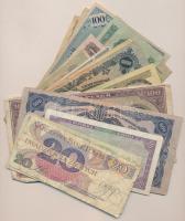30db-os vegyes magyar és külföldi bankjegy tétel T:vegyes 30pcs of various banknotes C:mixed
