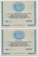 1967. "Olimpiai Sorsjegy Mexikó 1968" (2x) T:I-