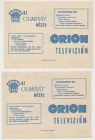 1967. "Olimpiai Sorsjegy Mexikó 1968" (2x) T:I-