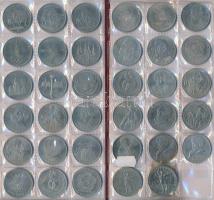 Szovjetunió 1975-1991. 1R-5R 57db vegyes fémpénz albumba rendezve T:vegyes (közte PP is)
Soviet Unio...