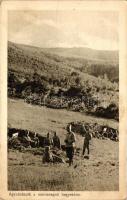 Ágyufedezék a montenegrói hegyekben, Érdekes Újság kiadása / WWI Hungarian military, cannon shelter in the Montenegrin mountains