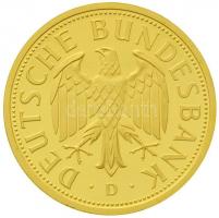 Németország 2001D 1M Au "Márka kivonása a forgalomból" (12.02g/0.999) T:PP
Germany 2001D 1...