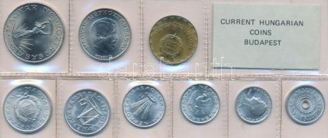 1981. 2f-10Ft 9db klf érmés forgalmi sor fóliatokban T:1