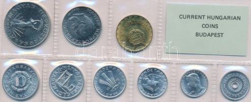 1978. 2f-10Ft 9db klf érmés forgalmi sor fóliatokban T:1