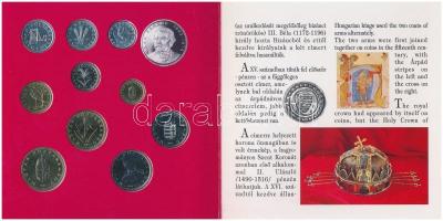 1994. 10f-100Ft 10xklf db + 200Ft Ag "Deák" dísztokos szettben T:BU