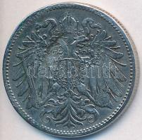 Ausztria 1892. 20h Ni T:2-,3 ütésnyom
Austria 1892. 20 Heller Ni C:VF,F ding