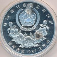 Dél-Korea 1987. 5000W Ag "1988 Olimpia - Lányok hintán" T:PP
South Korea 1987. 5000 Won Ag...