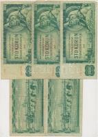 41db vegyes magyar és külföldi bankjegy T:vegyes