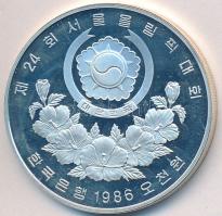 Dél-Korea 1986. 5000W Ag "1988 Olimpia - Tigris Kabala" T:PP ujjlenyomat
South Korea 1986....