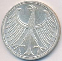 NSZK 1971F 5M Ag T:2,2- karc
FRG 1971F 5 Mark Ag C:XF,VF scratched