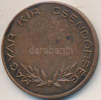 ~1930. "Magyar Királyi Csendőrség" Br emlékérem (32mm) T:2,2-