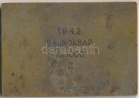 Berán Nándor (1889-1965) 1942. "Országos Magyar Kajak Szövetség / Bajnokság K4 1000 II." B...