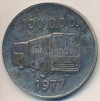 1977. Ikarus Karosszéria és Járműgyár Budapest / 100.000 fém emlékérem (40mm) T:2-