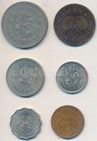 Ghána 1967. 1/2p Br + 1p Br + 2 1/2p Cu-Ni + 5p Cu-Ni + 10p Cu-Ni + 20p Cu-Ni T:vegyes
Ghana 1967. 1...