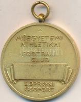 Berán Lajos (1882-1943) DN "Műegyetemi Athletikai és Football Club - Soproni Csoport" aran...