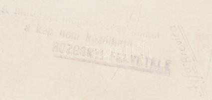 cca 1935 Tőkés Anna (1903–1966) színésznő budapesti lakásában, Rozgonyi fotó, pecséttel je...