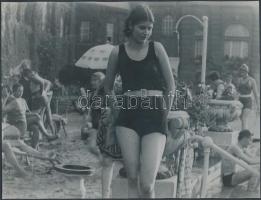 cca 1935 Budapest, Széchenyi fürdő, 3 db korabeli negatívról készült későbbi nagyítások, 24x18 cm