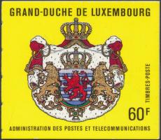 25th anniversary of Grand Duke Jean's accession to the throne, Jean nagyherceg trónra lépésének 25. évfordulója bélyegfüzet