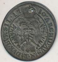 Német Államok /Szilézia/Boroszló 1710FN 3kr Ag "I. József" T:2-,3 lyuk German States/Silesia/Breslau 1710FN 3 Kreuzer Ag "Joseph I" C:VF,F hole Krause KM# 687