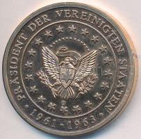 Németország 1991. "John F. Kennedy" aranyozott fém emlékérem (30mm) T:2 (PP)
Germany 1991....