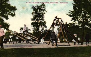 Milwaukee, Childrens playground, Lake Park