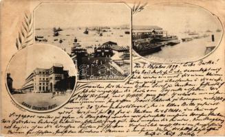 Colombo, Grand Oriental Hotel, Harbour, landing jetty, Art Nouveau (wet damage)