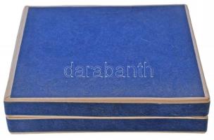 1976. "MÉE VII. Vándorgyűlése Pécs-Mohács" aranyozott porcelán emlékplakett díszdobozban (...