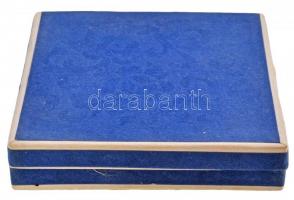 1976. "MÉE VII. Vándorgyűlése Pécs-Mohács" aranyozott porcelán emlékplakett díszdobozban (...