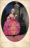 Rococo / Baroque lady, Pantophot Vienne Nr. 1330. s: Gret Kalous (EK)