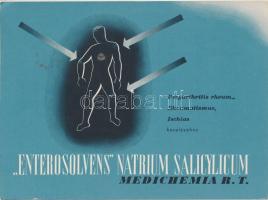 &quot;Enterosolvens&quot; Natrium Salicylicum reklám / medicine advertisement (15.6 x 12.2 cm)