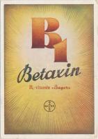 Betaxin B1 vitamin reklám / medicine advertisement (12 x 17 cm) (b)