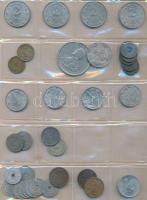128db-os vegyes magyar és osztrák fémpénz gyűjtemény érmetartó albumban T:vegyes
128pcs of diff. Hun...