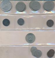 128db-os vegyes magyar és osztrák fémpénz gyűjtemény érmetartó albumban T:vegyes
128pcs of diff. Hun...