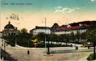 Lviv, Lwów, Lemberg; Theatre, streets (Rb)