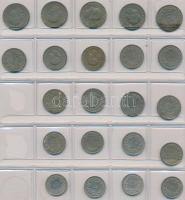 288 db-os vegyes magyar és főleg külföldi érmegyűjtemény érmetartó albumban T:vegyes
288pcs of diff....