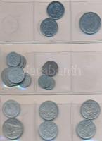 288 db-os vegyes magyar és főleg külföldi érmegyűjtemény érmetartó albumban T:vegyes
288pcs of diff....