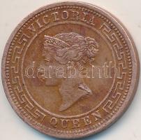 Ceylon 1870. 1/2c Cu &quot;Viktória&quot; T:2- Ceylon 1870. 1/2 Cent Cu &quot;Victoria&quot; C:VF