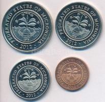 Mikronéziai Szövetségi Államok 2012. 1c + 5c + 10c + 25c próbaveret,fantáziaveret T:2
Federated Stat...