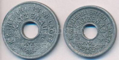 Ausztria / Katzenau hadifogolytábor 1916. 10h + 20h Zn T:2,2-
Austria / Katzenau POW camp 1916. 10 H...