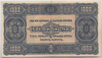 1923. 1000K nyomdahely jelölés nélkül T:II-,III