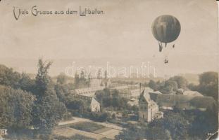 Maria Laach, Kloster, Luftballon / cloister, hot air balloon; photo (EK)