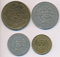 Peru 1964. 1S sárgaréz + 1965. 1/2S sárgaréz + 1969. 5S Cu-Ni + 10S Cu-Ni T:2,2-
Peru 1964. 1 Sol Br...